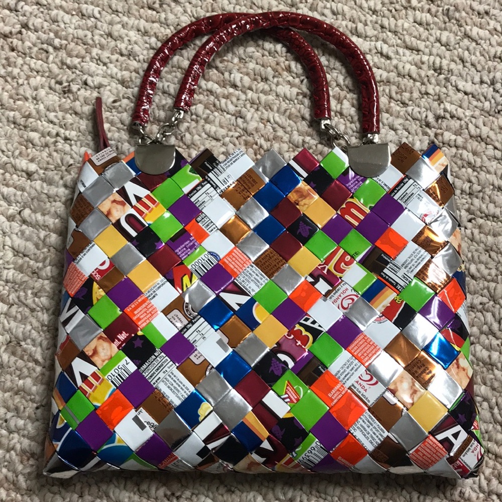 Nahui Ollin candy wrapper purse